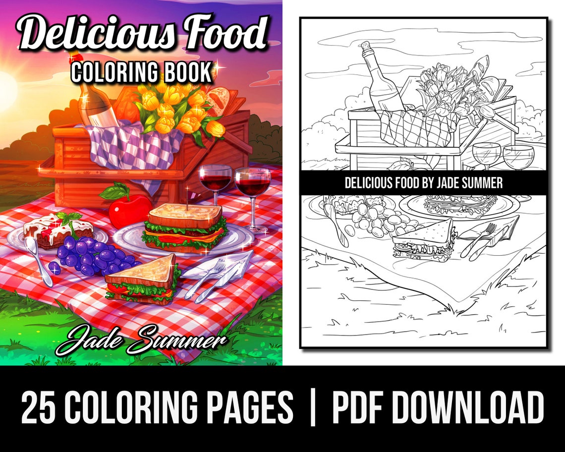 Food Coloring Pages Delicious - Il 1140xN.4044633275 Nmha 