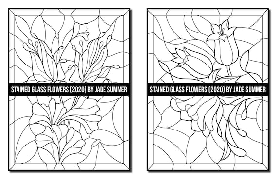 Coloring Book, 9 x 9, Floral Illustrations, 50 Sheets –