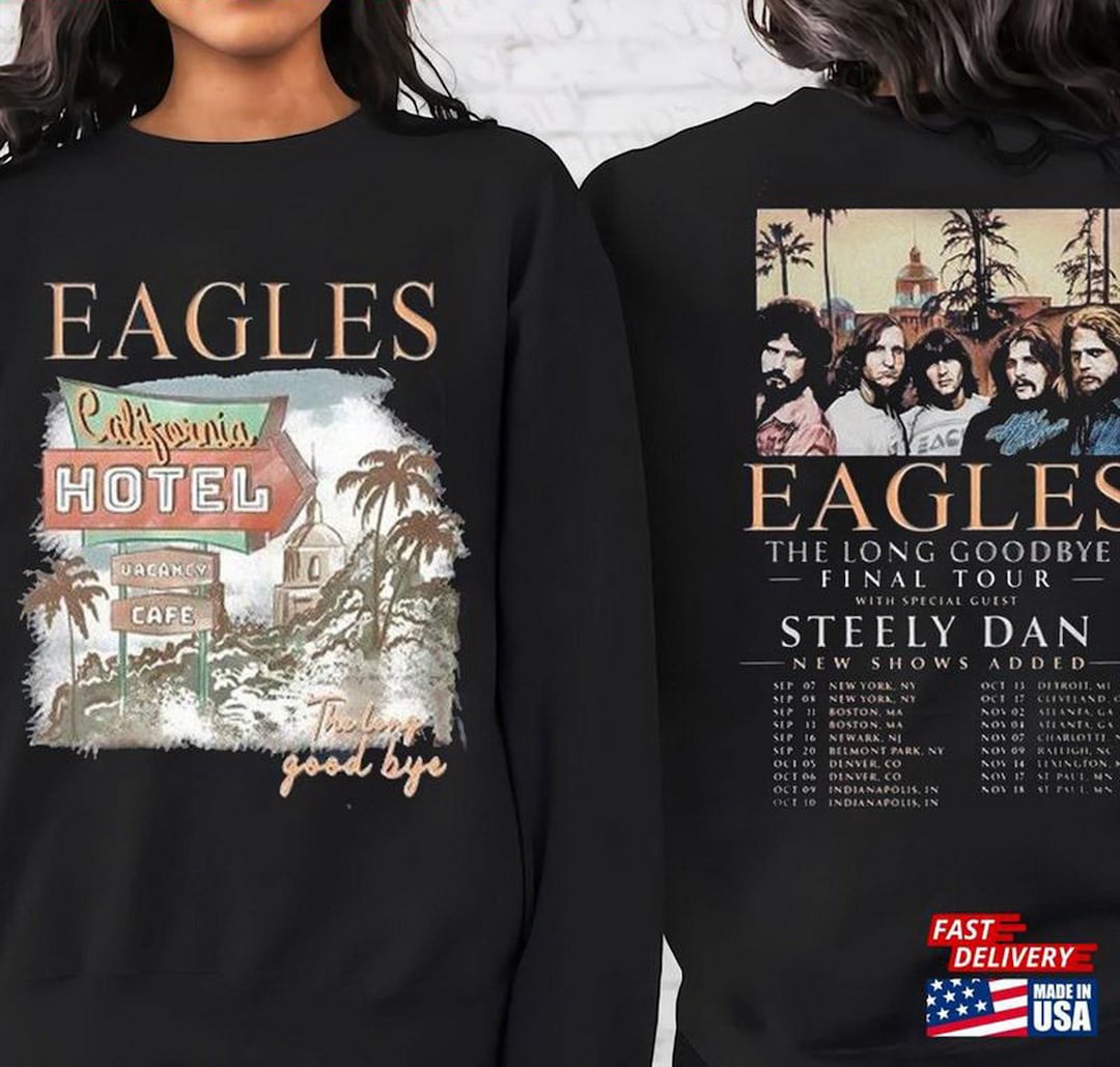 Eagles the Long Goodbye 2025 Tour Shirt, the California Concert Music