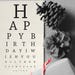 Printable Happy Birthday Card Eye Chart Humoristic Birthday Card I ...