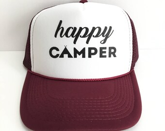 Happy Camper Trucker Hat