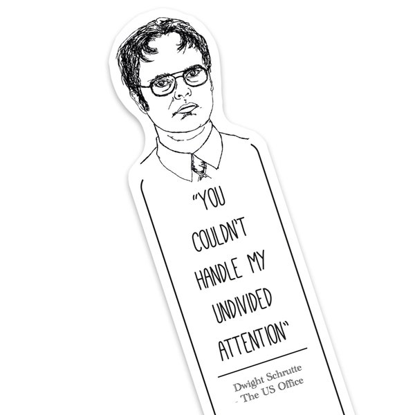 Dwight - US office - Funny Bookmark