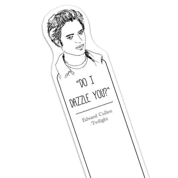 Edward Cullen - Twilight - Funny Bookmark