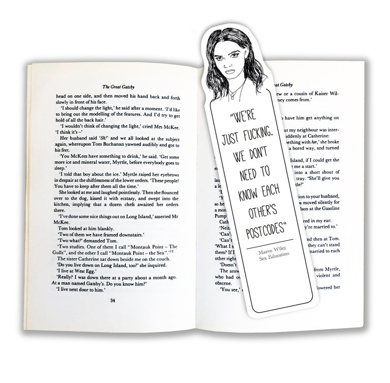 Maeve Wiley - Sex Education - Funny Bookmark bild 2