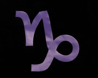 Homestuck Gamzee, Kurloz Makara, Logo Cosplay Shirt. Purple Capricorn Zodiac Symbol on Black Tee Professionally Made Cosplay Accurate Shirt