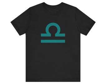 Terezi Pyrope T-Shirt | Homestuck Fan Apparel | Teal Libra Logo Tee | Webcomic Shirt
