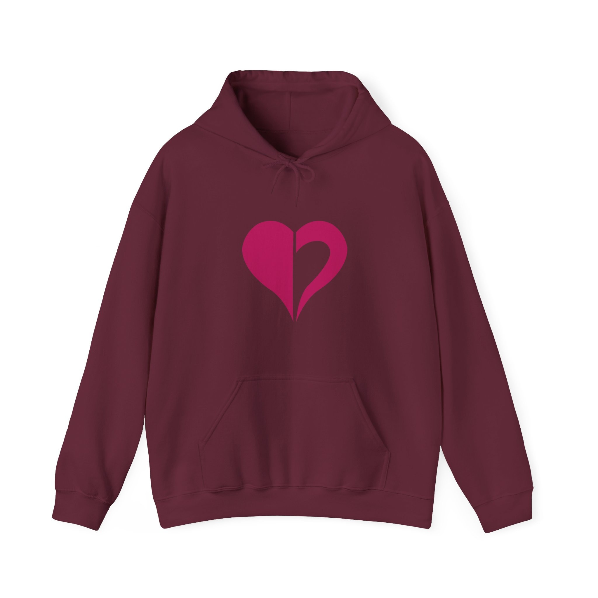 Homestuck Aspect Logo Heart, Unisex Heavy Blend, Hooded