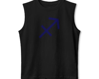 Equius Zahhak Muscle Tee | Homestuck Fan Tank | Indigo Sagittarius | Strong Highblood Webcomic Sleeveless