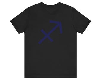 Equius Zahhak T-Shirt |  Homestuck Fan Apparel | Indigo Sagittarius Logo Tee | Classic Webcomic