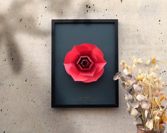 ROSE CENTIFOLIA – Pop-up-Papierblume