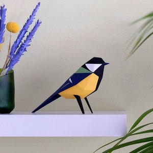 PARUS MAJOR - uccello di carta