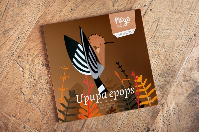 UPUPA EPOPS paper bird image 3