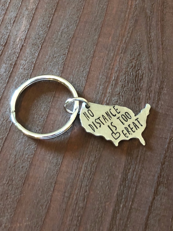 etsy long distance keychain