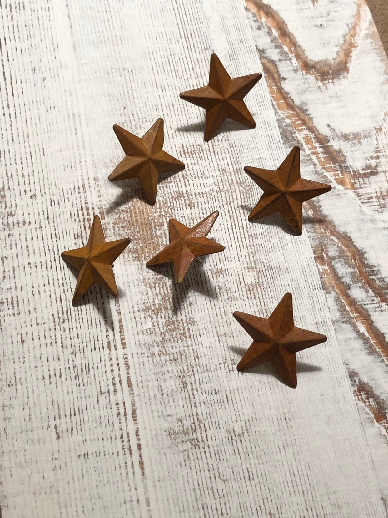 Rustic Star Thumb Tack•Star Push Pins•Western Cork Board Thumb Tacks•Star Shaped Push Pins•Western Thumb Tacks•Metal Push Pins•Set of Six