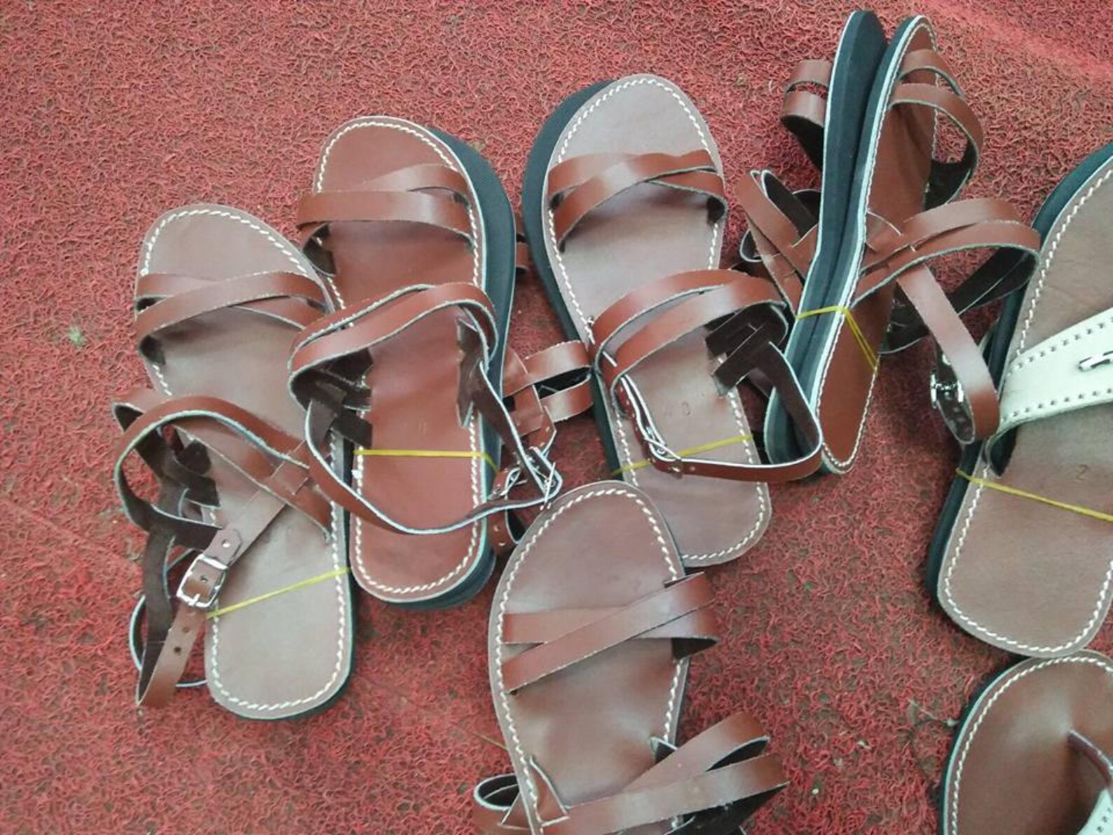 custom jesus sandals