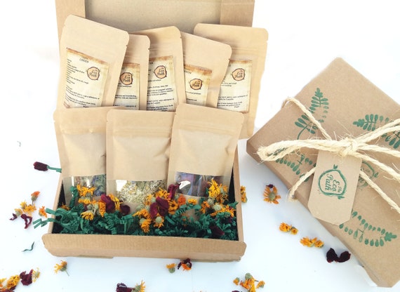 Organic tea sampler gift set