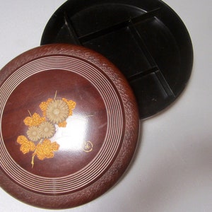 Vintage Japanese Faux Lacquer Ware Appetiser Set