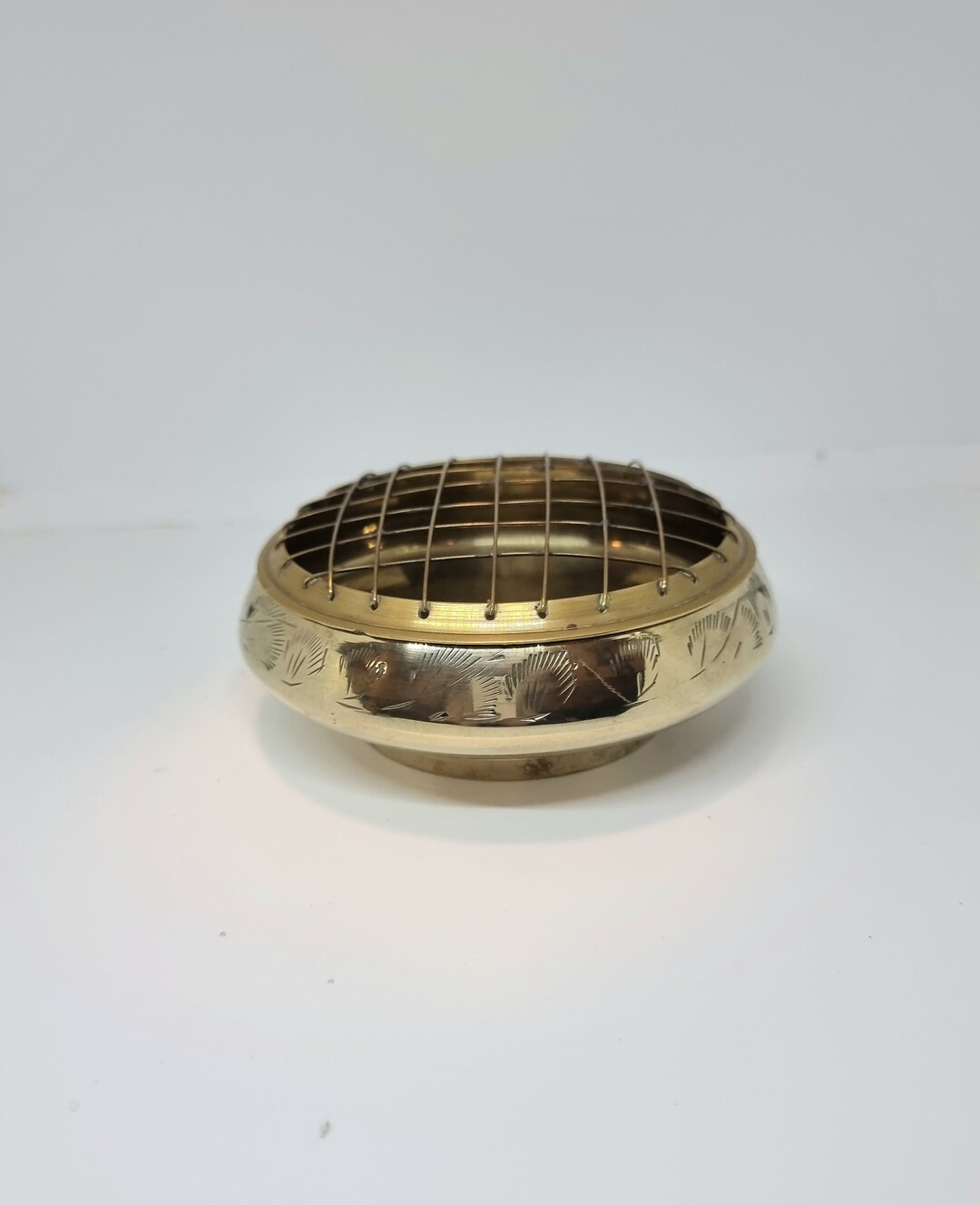 Vintage Brass Rose Bowl Altar Bowl Incense Burner Bowl Etsy