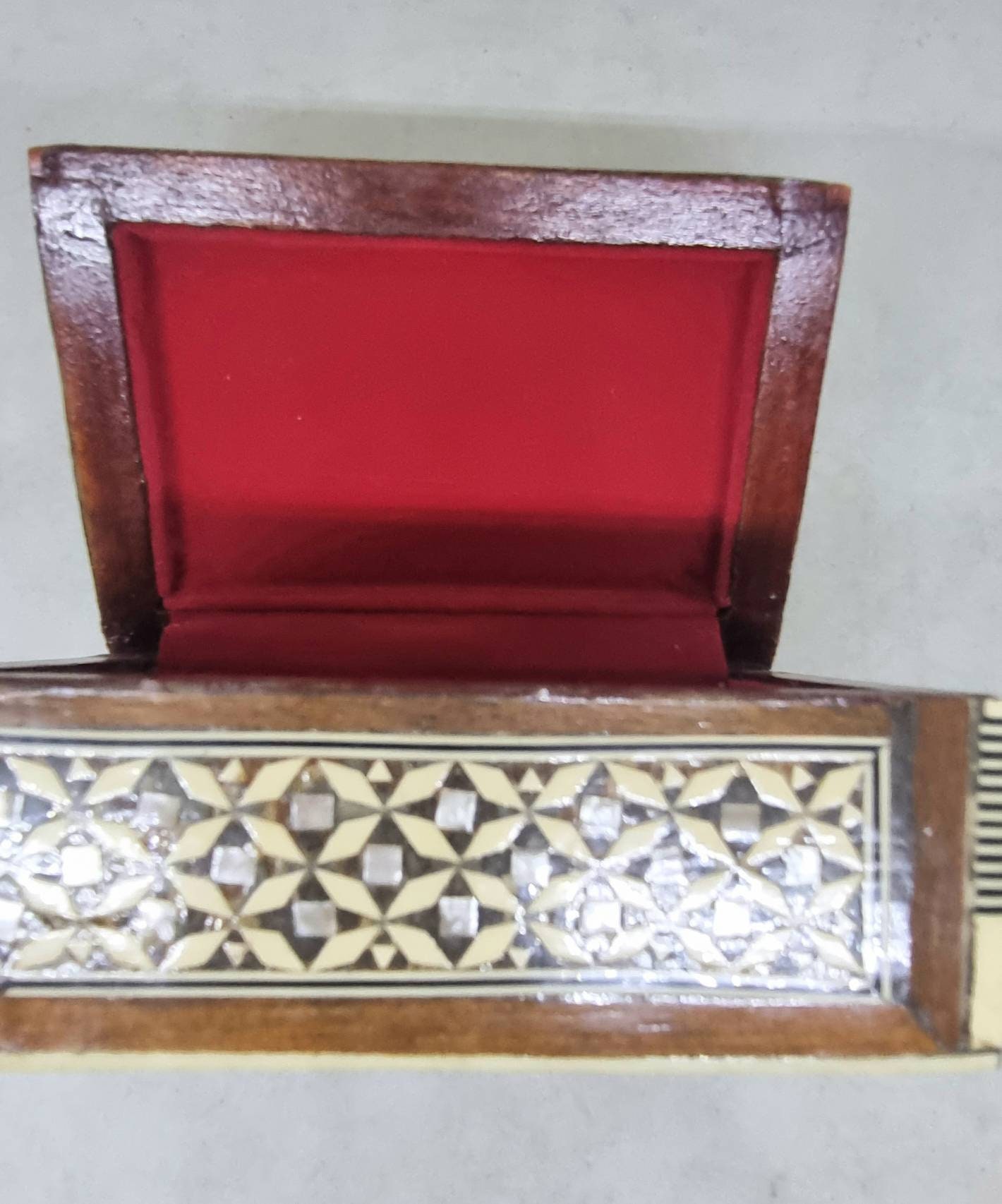 Vintage Egyptian Wood Inlay Mother of Pearl Handcrafted Etsy Australia