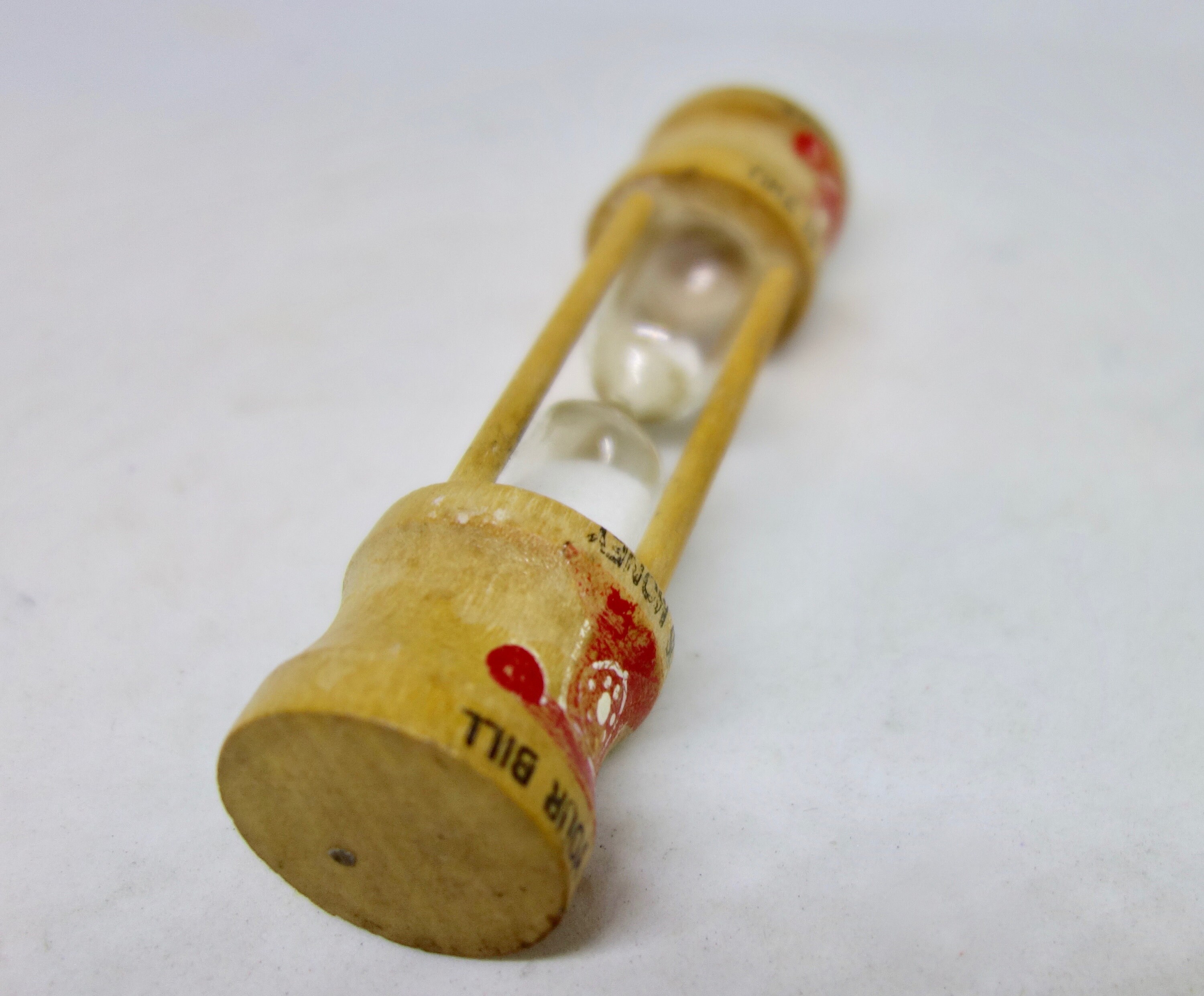 Vintage Novelty Egg Timer Oldfashioned Wooden Hourglass Etsy