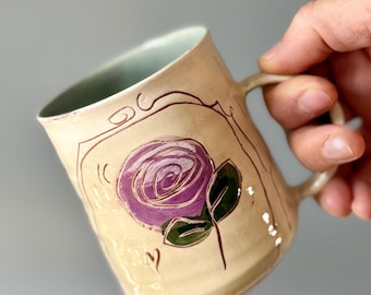 Pottery mug//Ceramic mug handmade//Tableware//Coffee mug//Tea mug//me-time