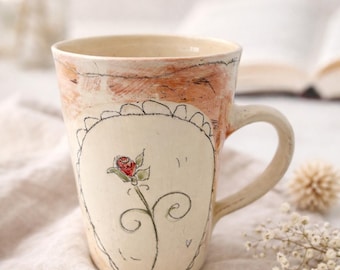 Pottery mug//Ceramic mug handmade//Tableware//Coffee mug//Tea mug//me-time