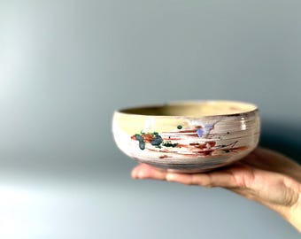 Set of 2 handmade bowls for cereal, soup and more...