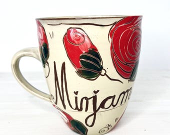 Personalisierte Keramiktasse Namenstasse