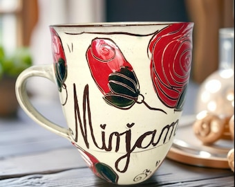 Personalisierte Keramiktasse Namenstasse