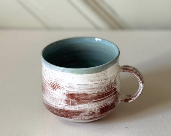 Featured listing image: Pottery mug//Ceramic mug handmade//Tableware//Coffee mug//Tea mug//home-café