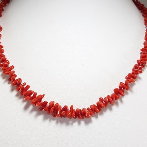 Red Coral Necklace Mediterranean AAA Quality Italian Jewelry MieleCorals Anniversary Gift Not Dyed (NO-BAMBOO) Certificate