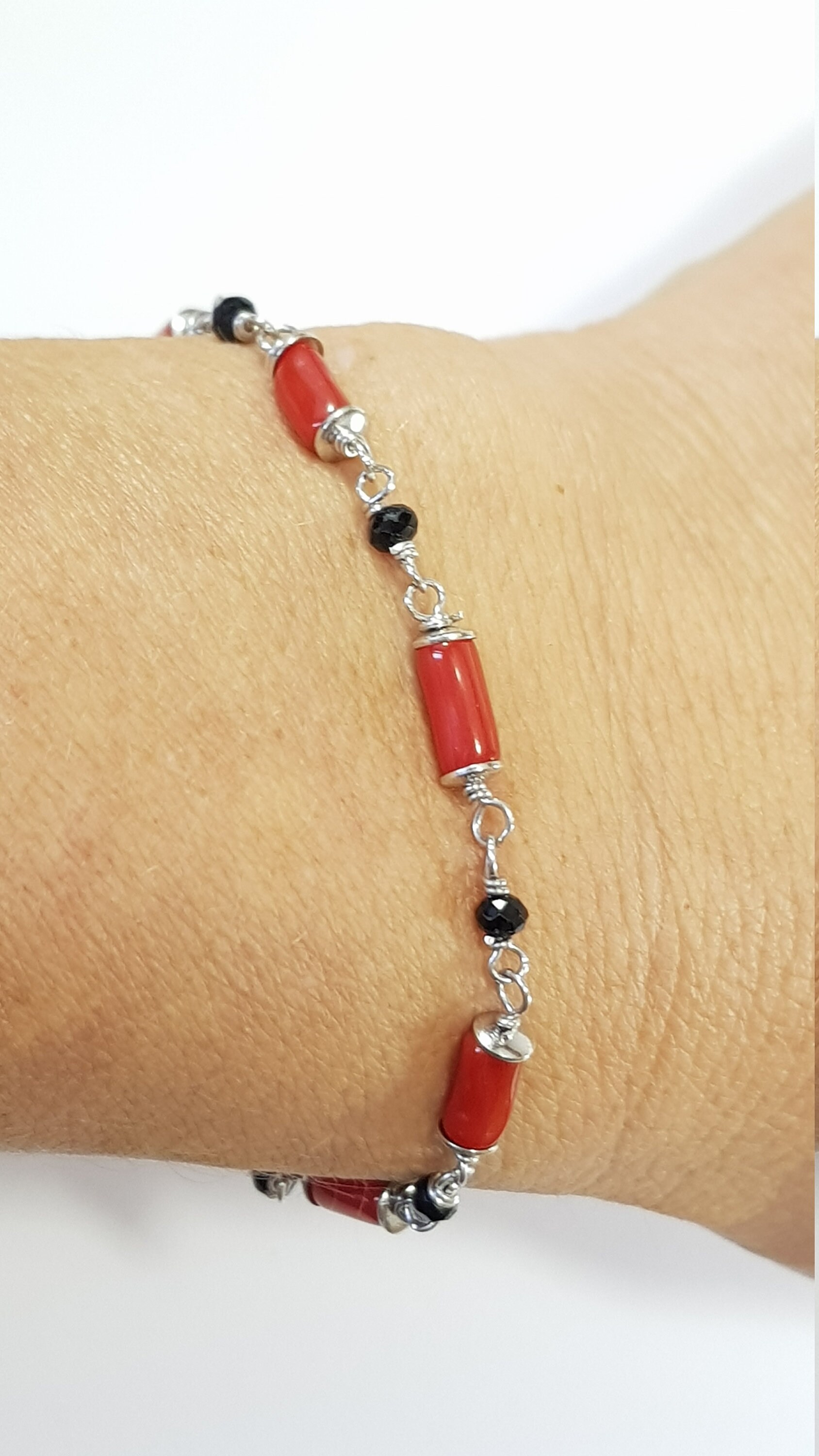 RESERVED SANTHOSH Bracelet of Mediterranean Red Coral 1st choice
