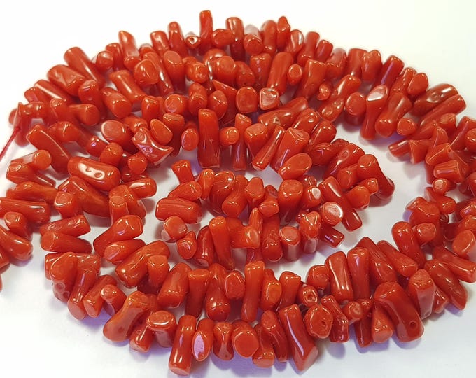 Red Coral Necklace Mediterranean AAA Quality Italian Jewelry MieleCorals Anniversary Gift Not Dyed (NO-BAMBOO) Certificate