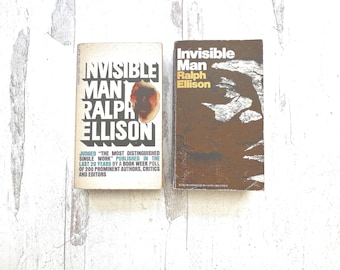 Black History Vintage Book Invisible Man Ralph Ellison Paperback Collection Collectible