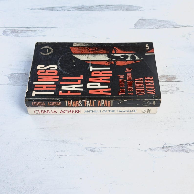 Vintage African American Books Chinua Achebe Things Fall Apart Anthills ...