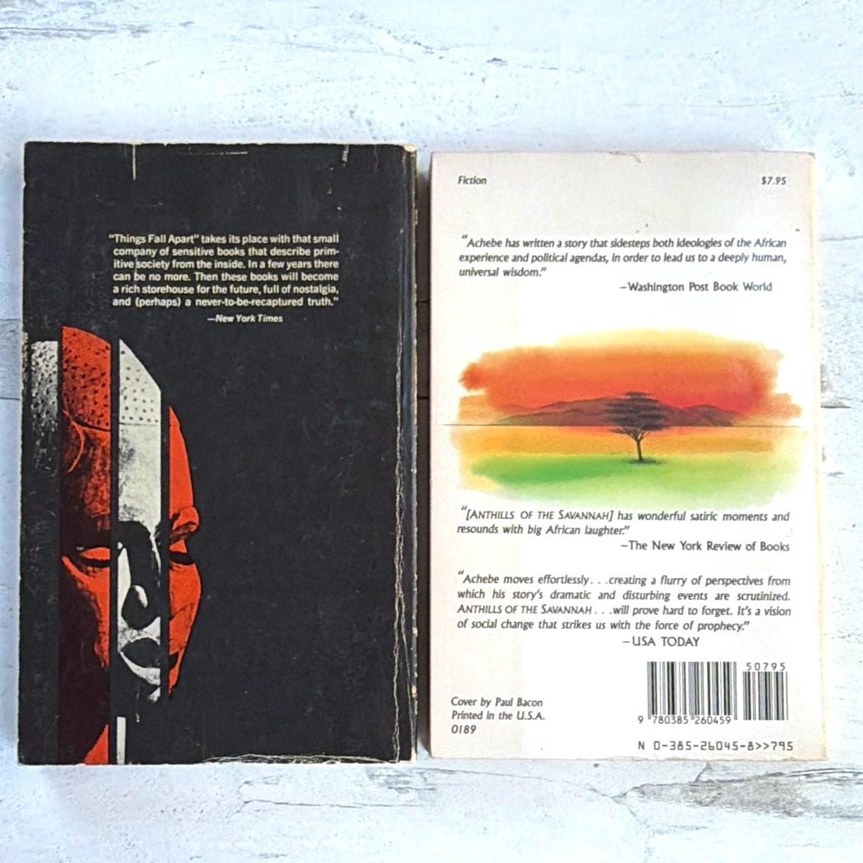 Vintage African American Books Chinua Achebe Things Fall Apart Anthills ...