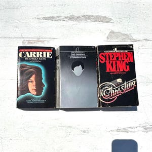 Stephen King Vintage Book Books Carrie The Shining Christine