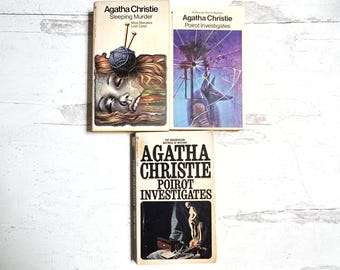Agatha Christie Mystery Paperback Vintage Books