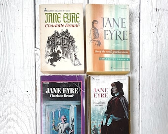 Vintage Paperback Book Jane Eyre Charlotte Bronte
