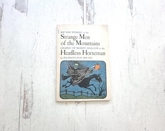 Children's Book Rip Van Winkle and Legend of Sleepy Hollow Headless Horseman