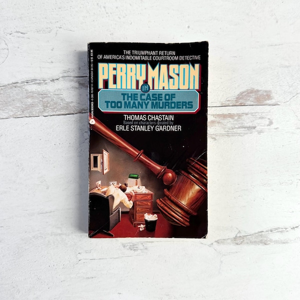 Vintage Paperback Perry Mason Mystery Book