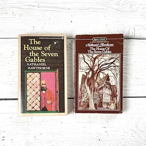Gothic Horror Vintage Books Paperbacks The House of Seven Gables Nathaniel Hawthorne
