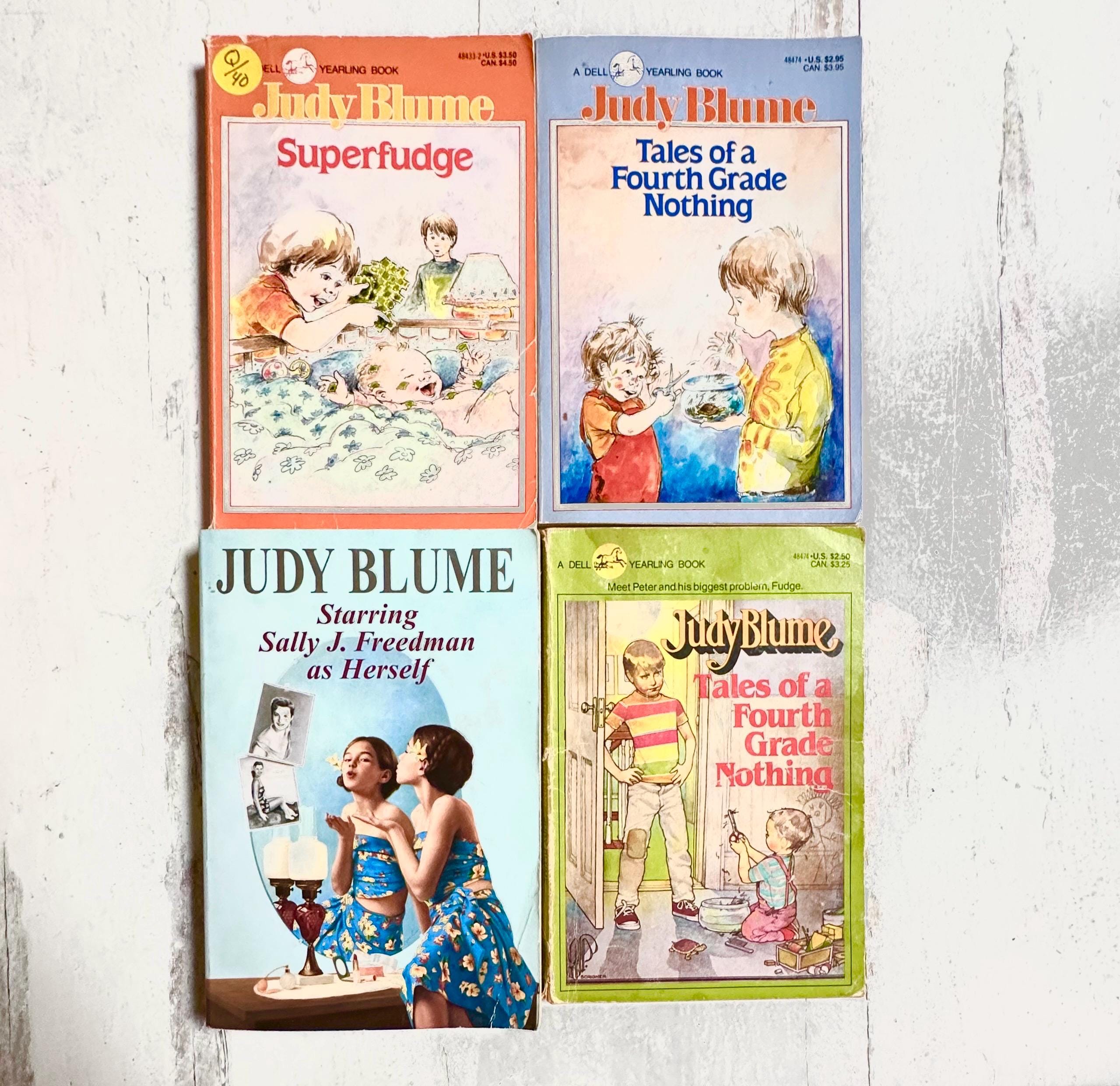 Children's Vintage Books Judy Blume Classic Superfudge Tales of a Fourth Grade Nothing
