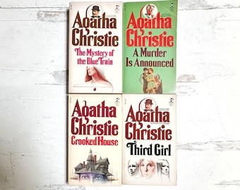 Agatha Christie Books Paperback Vintage Mysteries Mystery