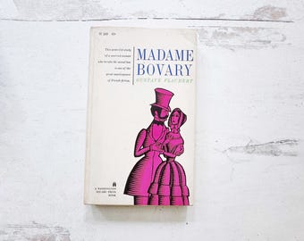 Vintage Paperback Madame Bovary Gustave Flaubert Classic Literature