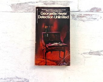 Vintage Paperback Mystery Book Georgette Heyer Detection Unlimited