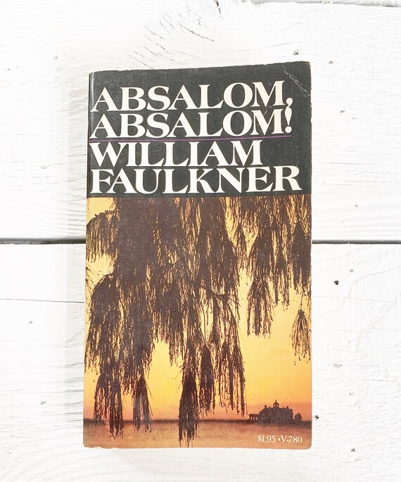 Vintage Paperback Book William Faulkner Absalom Absalom Etsy