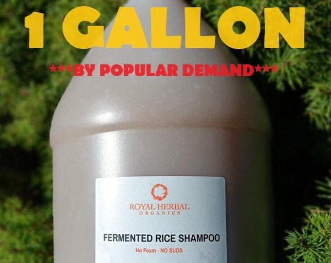 1 GALLON BEST Fermented Rice Shampoo | Rice Wash Shampoo Fast Growth Shampoo