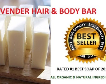 Salbei & Lavendelseife | Haar- und Körperseife| Anti Aging Seife| Shampoo Bar | FERMENTIERTE Reisseife | BIO Seife | Beste Seife aller Zeiten!!!