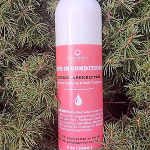 Argan & Prickly Pear Leave-In Conditioner | Heat Protectant, Shine
